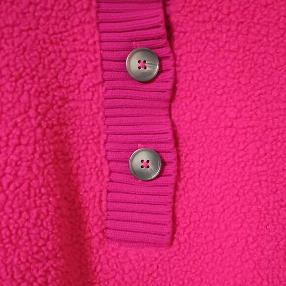 EUC ~ Loft Cozy Sherpa Mauve Colored Sweater (Size: Large) - Picture 4 of 4